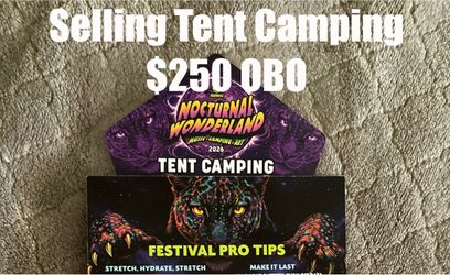 Nocturnal Wonderland 2026 Tent Camping Pass