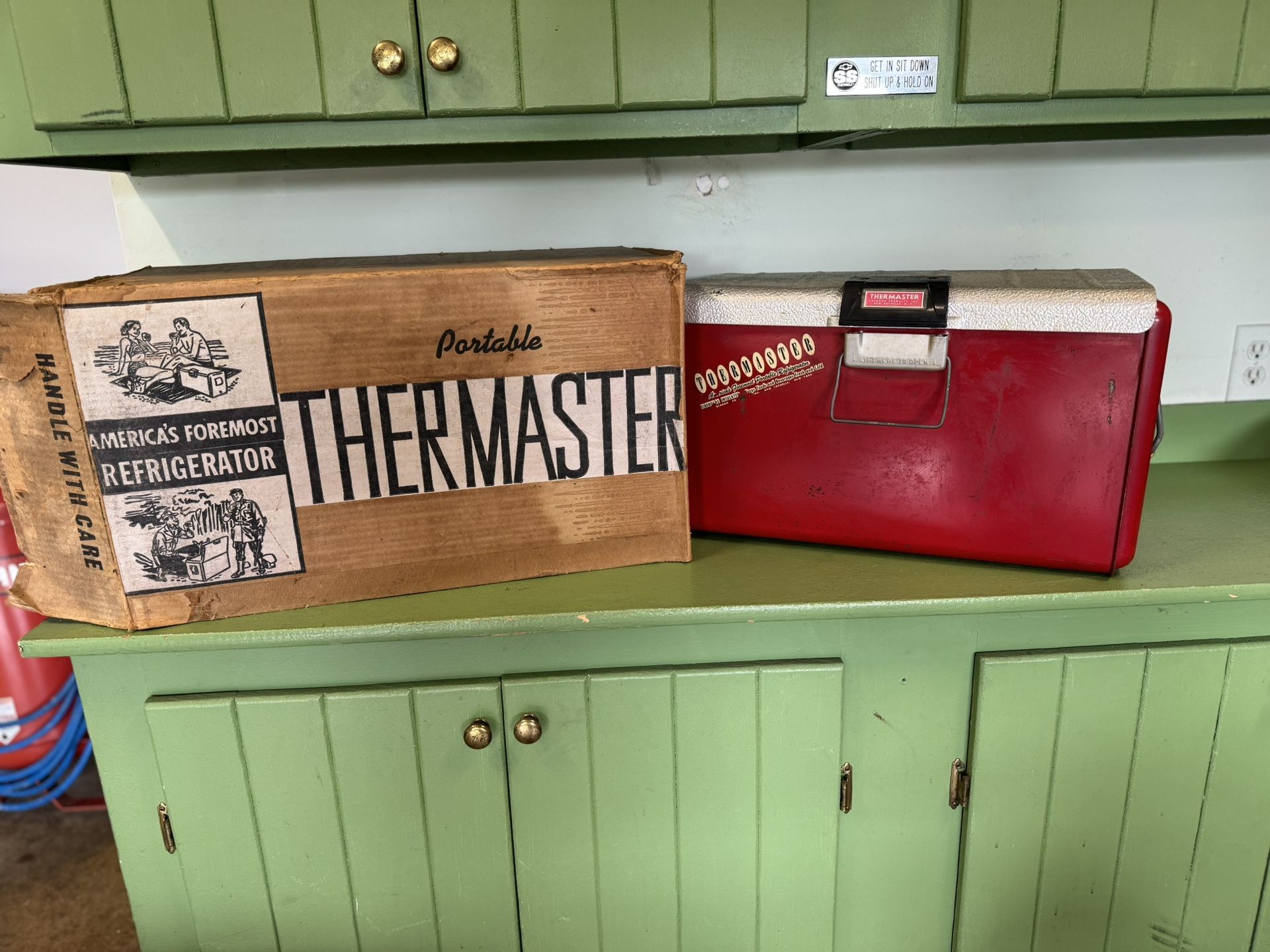 Antique Thermaster Aluminium Ice Chest/Cooler