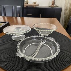 Vintage Imperial Glass Candlewick Style