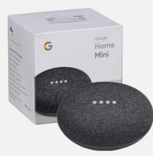 Brand New Google Home Mini Smart Speaker New in Box Charcoal color
