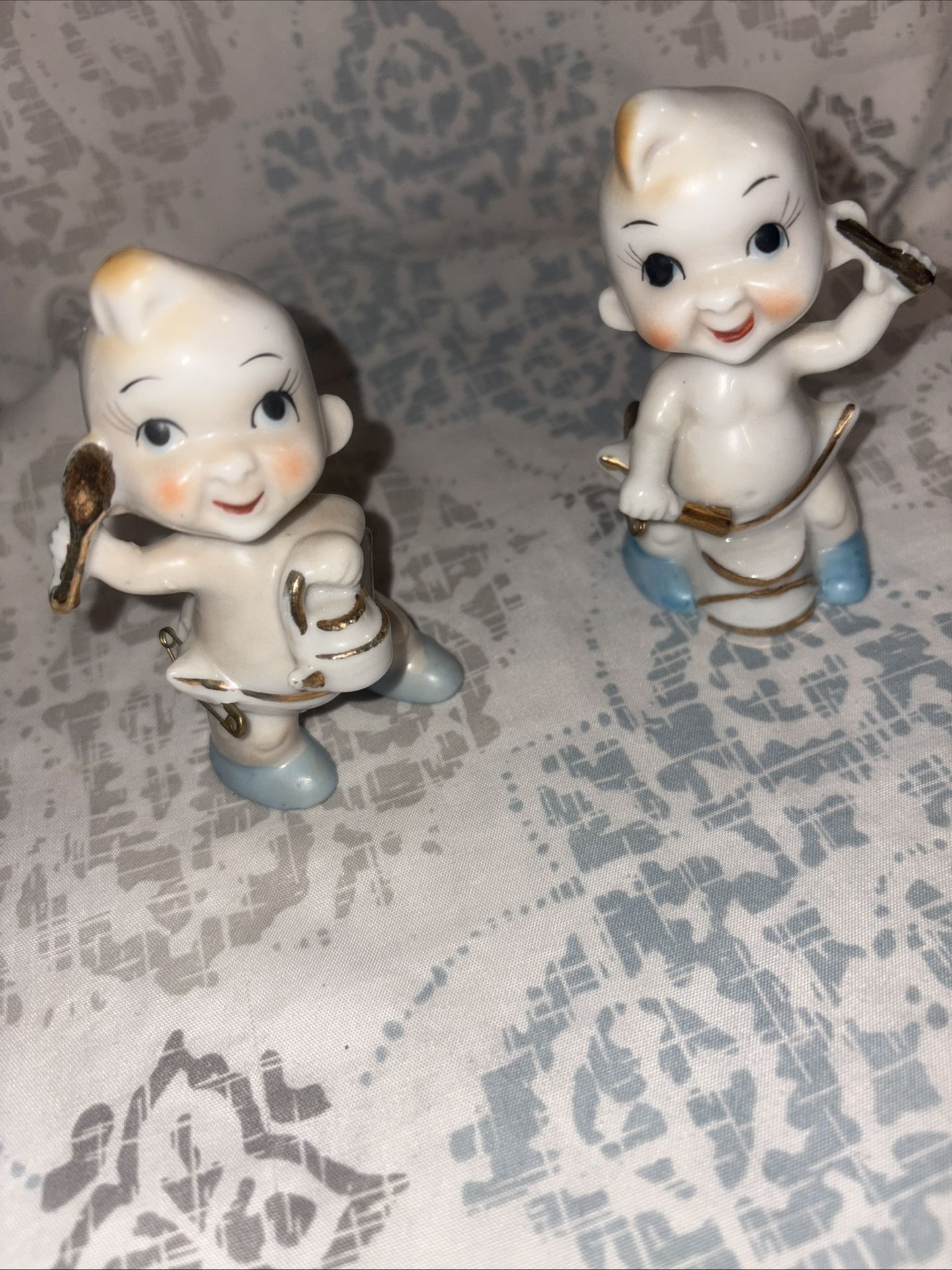 1920s-1940s Vintage Noritake Company Japan Kewpie Doll Porcelain