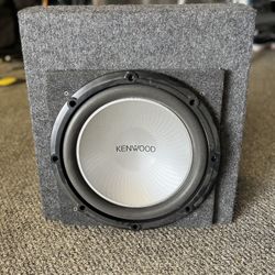 Kenwood 10in Speaker and Box
