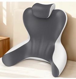 Reading Pillow for Sitting in Bed, 22”H Back Pillow for Sitting Up