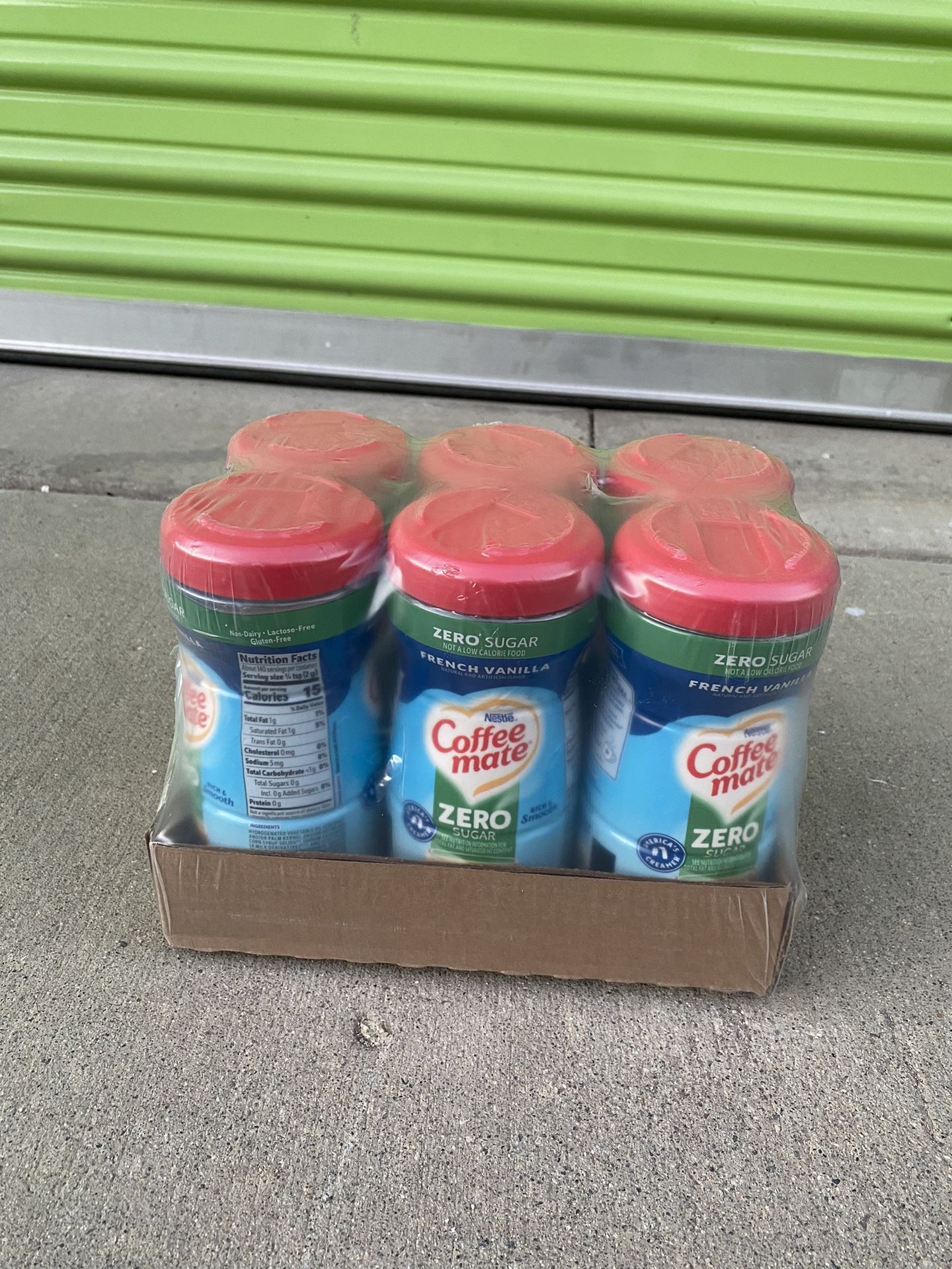 Coffee mate French Vanilla Sugar-Free Powder Coffee Creamer 6 pack