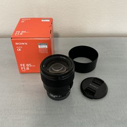 Sony 85mm/1.8 Lens