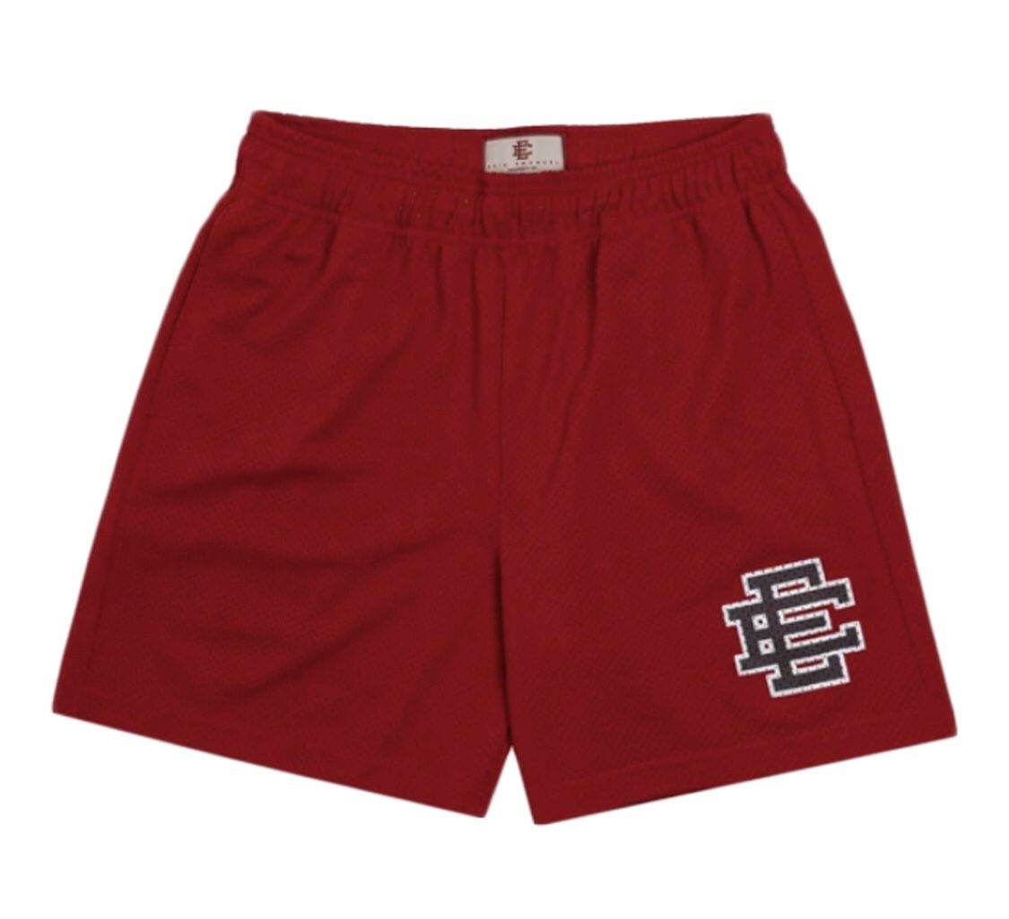 Eric Emanuel EE Basic Shorts Red/Mauve (Large)