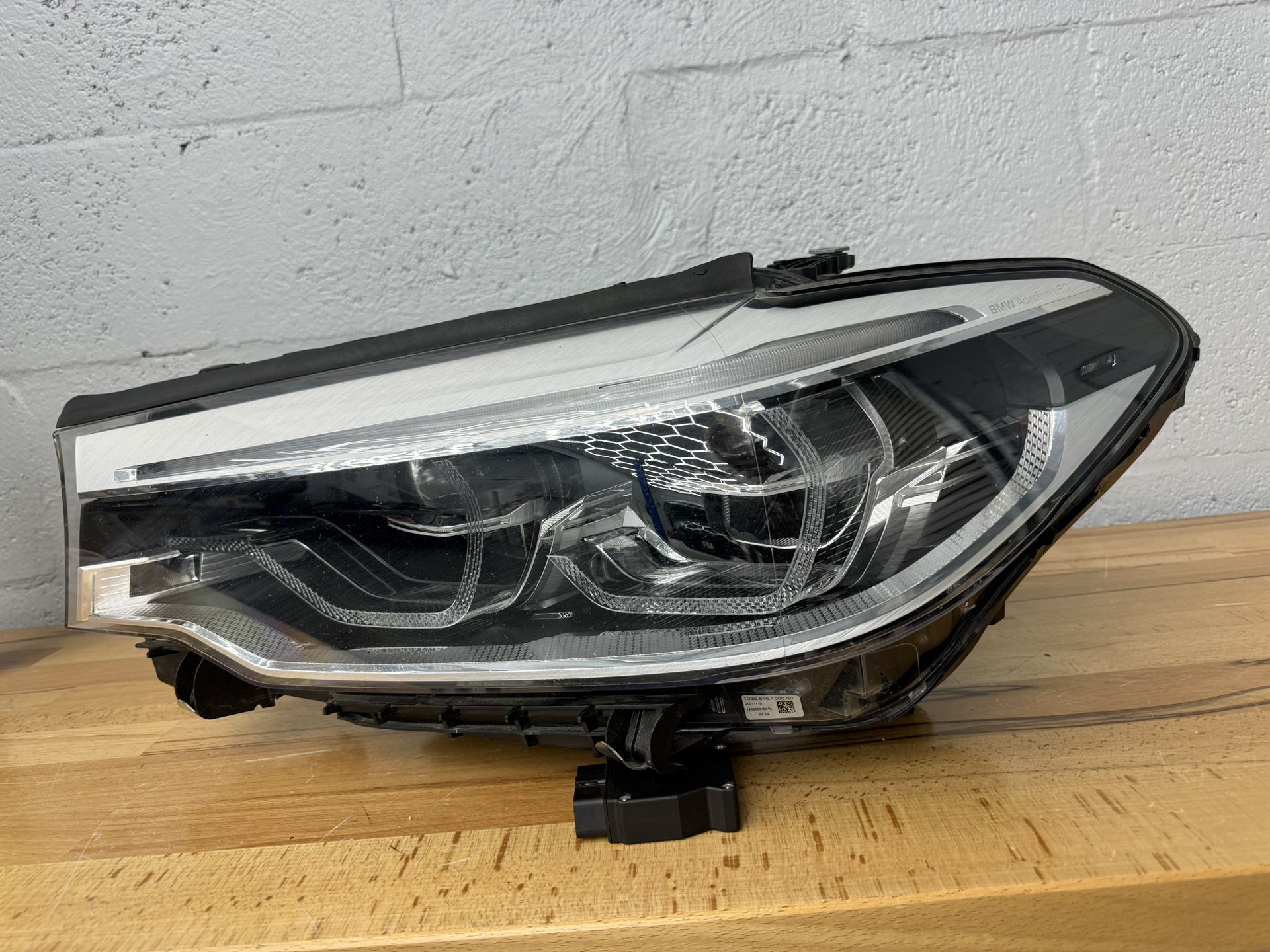 BMW 5 series drivers side left headlight adaptive LED 