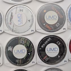 Sony Playstation PSP UMD Game And Movie Discs