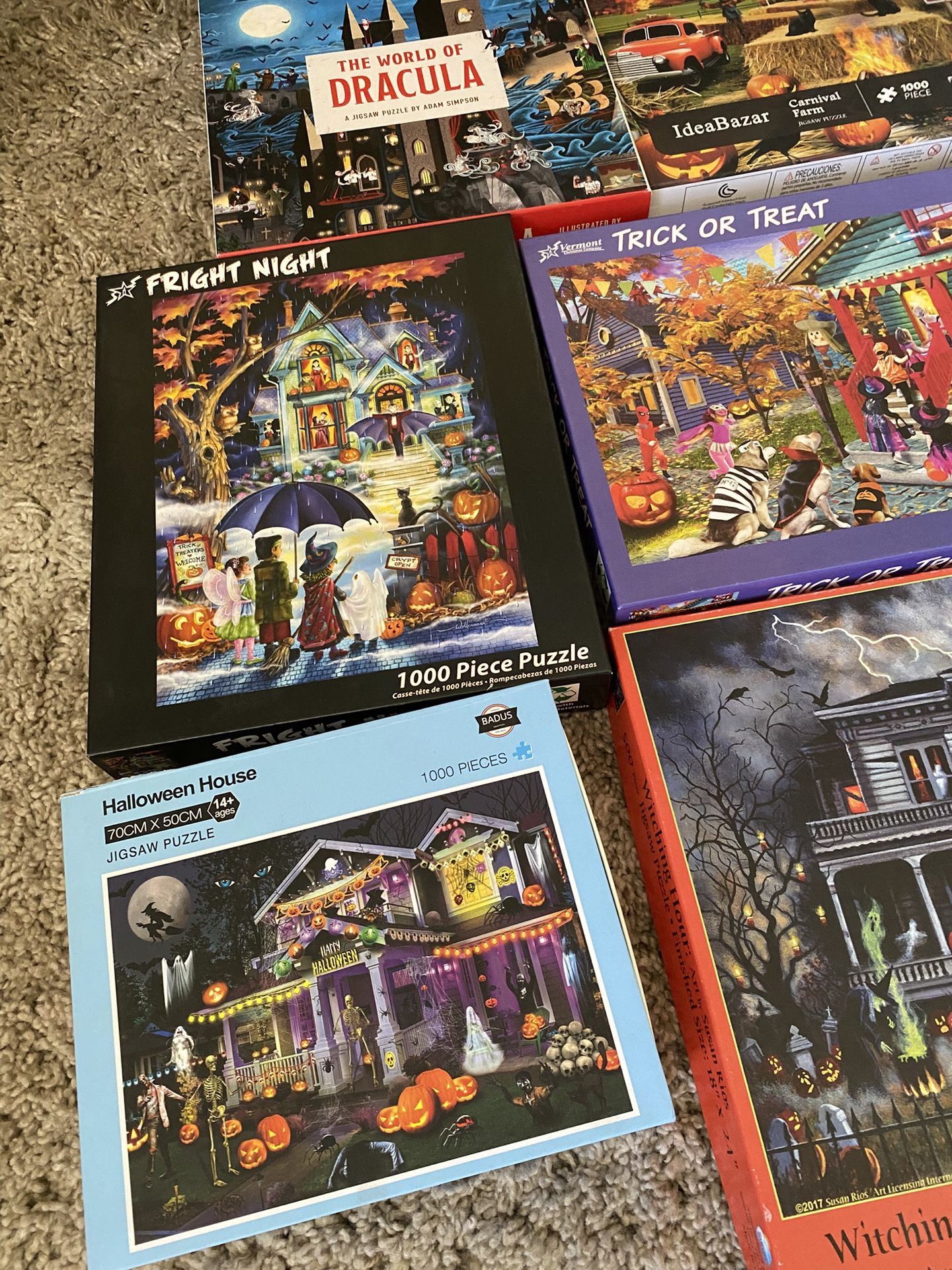 Halloween  Spooky Puzzles 👻🎃🍁