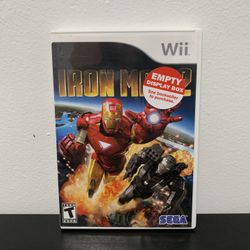 Iron Man 2 - Nintendo Wii - Complete - Great Condition - Marvel - Sega