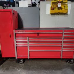 U.S. GENERAL
72 in. x 22 in. Triple Bank Roller Cabinet, Red