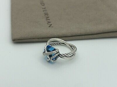 David Yurman Blue Topaz Wrap Ring