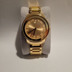 Movado Bold Stainless Steel Case Water Resistant