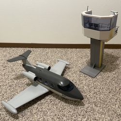 Playmobil Airplane and Control Tower
