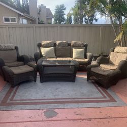 Outdoor Patio Couch And Chairs And Table