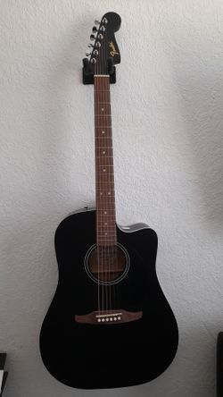 Fender Acoustic Guitar and Fender Amp