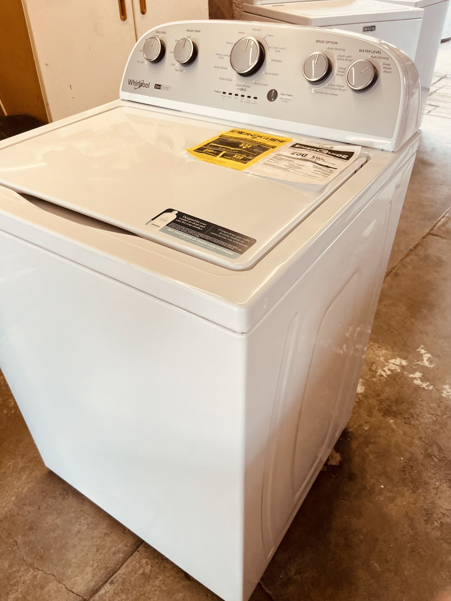 Whirlpool 2-1 Removable Agitador Washer New Free Delivery