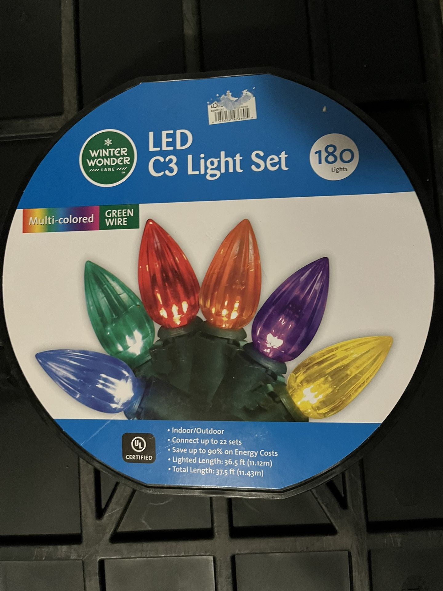 Brand New Set Of 180 LED C3 Multi-colored Lights