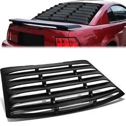 LA Zona Auto Parts 1994 to 2004 Mustang Coupe Rear Window Windshield Louvers Cover Cubridor de Sol para Ventana  