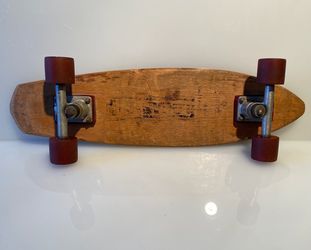 Vintage Bruce Logan Original “Earth Ski” World ProChampion Model Wood Skateboard