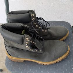 Blue Suede Timberland Boots