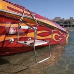 Slide Anchor Side Step Boarding Platform ~ Ex Condition