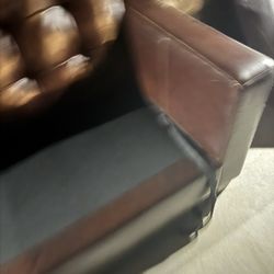 Leather Sofa And Love Seat 