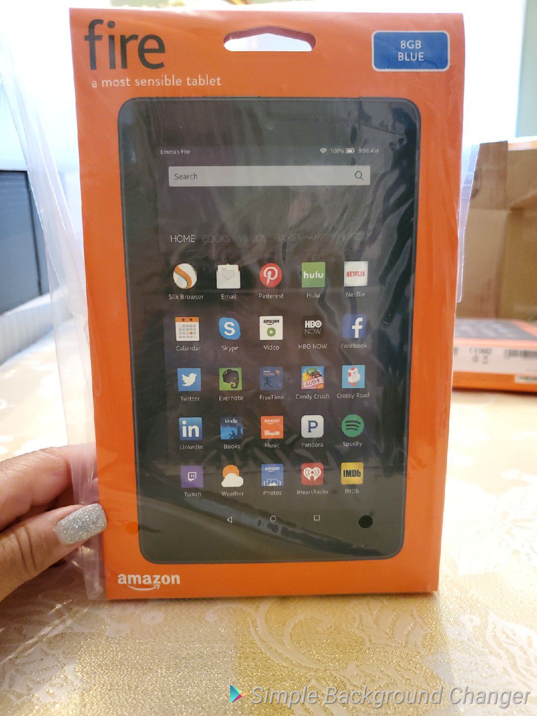 Amazon Fire Tablet 7 inch screen and will include Clear protective Case