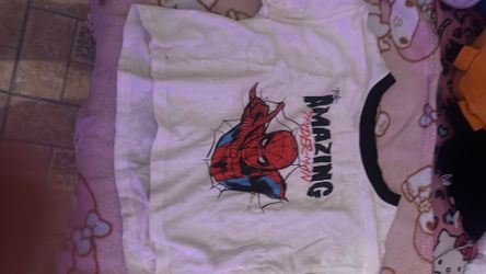 Spiderman cropped shirt