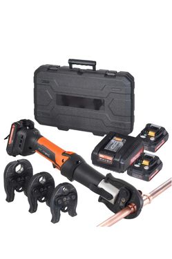 VEVOR Press Tool 18V Electric Pipe Crimping Tool Copper Pipe 24KN 3 Jaws SL-2430
