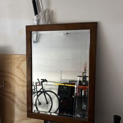 Wood Mirror