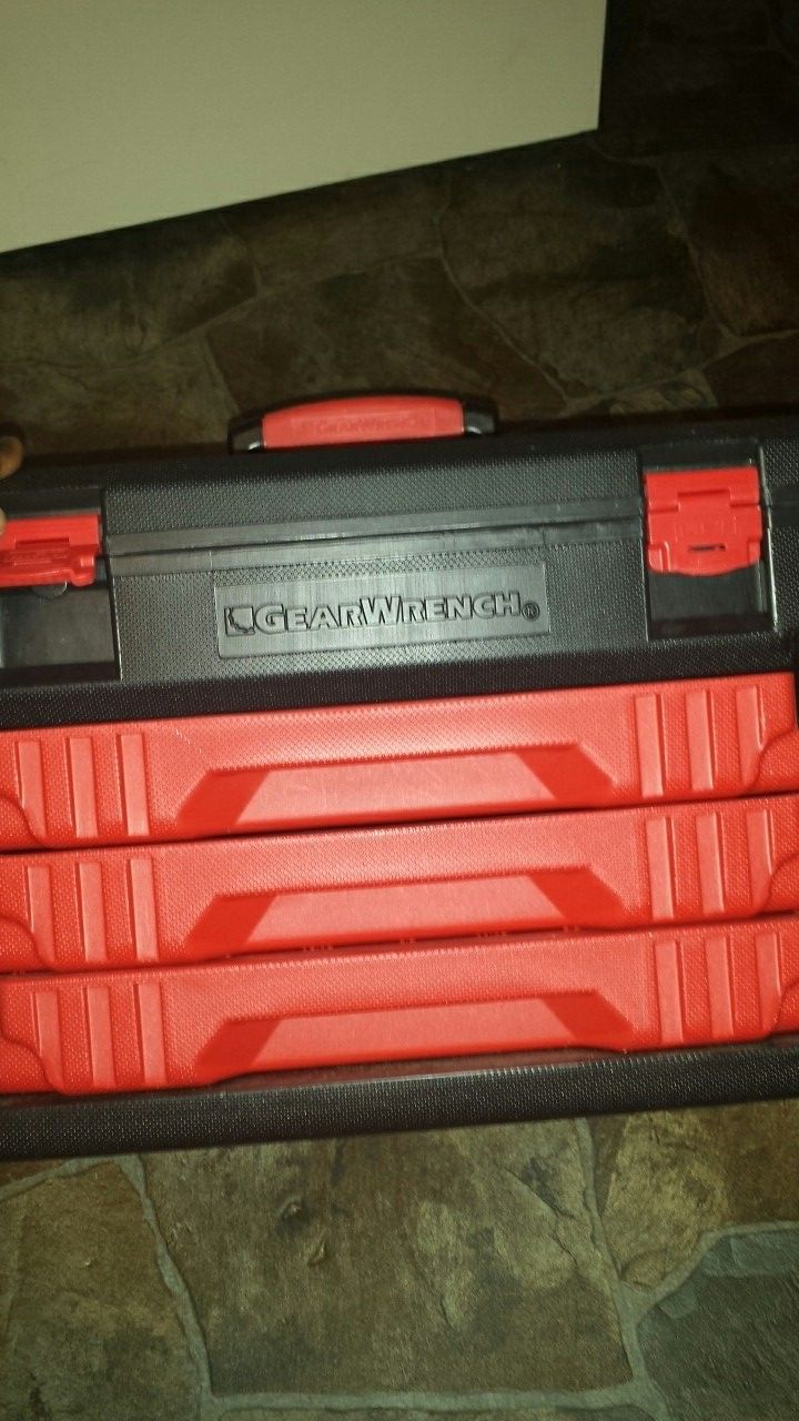 Gear wrench tool box