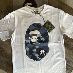 White BAPE Tee (Small)