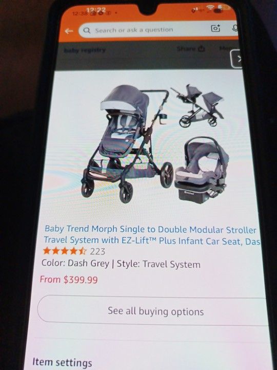 BABY TREND STROLLER