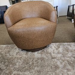 Leather Swivel Chair $350 Each