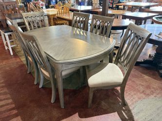 Kelly Ripa Home Silver Tone 7 Piece Dining Set