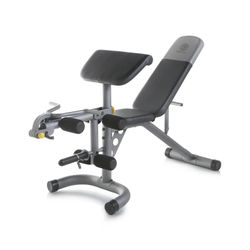 Gold's Gym XRS 20 Olympic Workout Bench – Adjustable with Preacher Pad