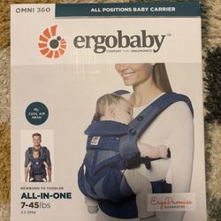 Ergobaby Omni 360 Mesh Baby Carrier - Navy Floral
