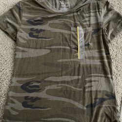 Small Camo Womens T-shirt 