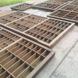 Vintage Printer Press Trays $ 20  Each