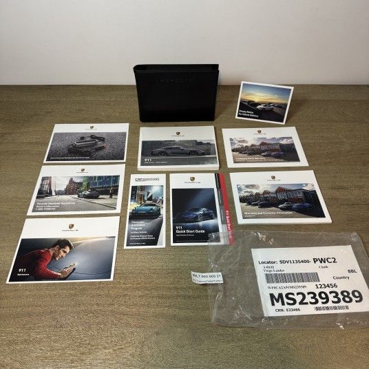 2021 Porsche Carrera user manual