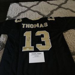 NFL New Orleans Saints Michael Thomas Signed Jersey With COA 