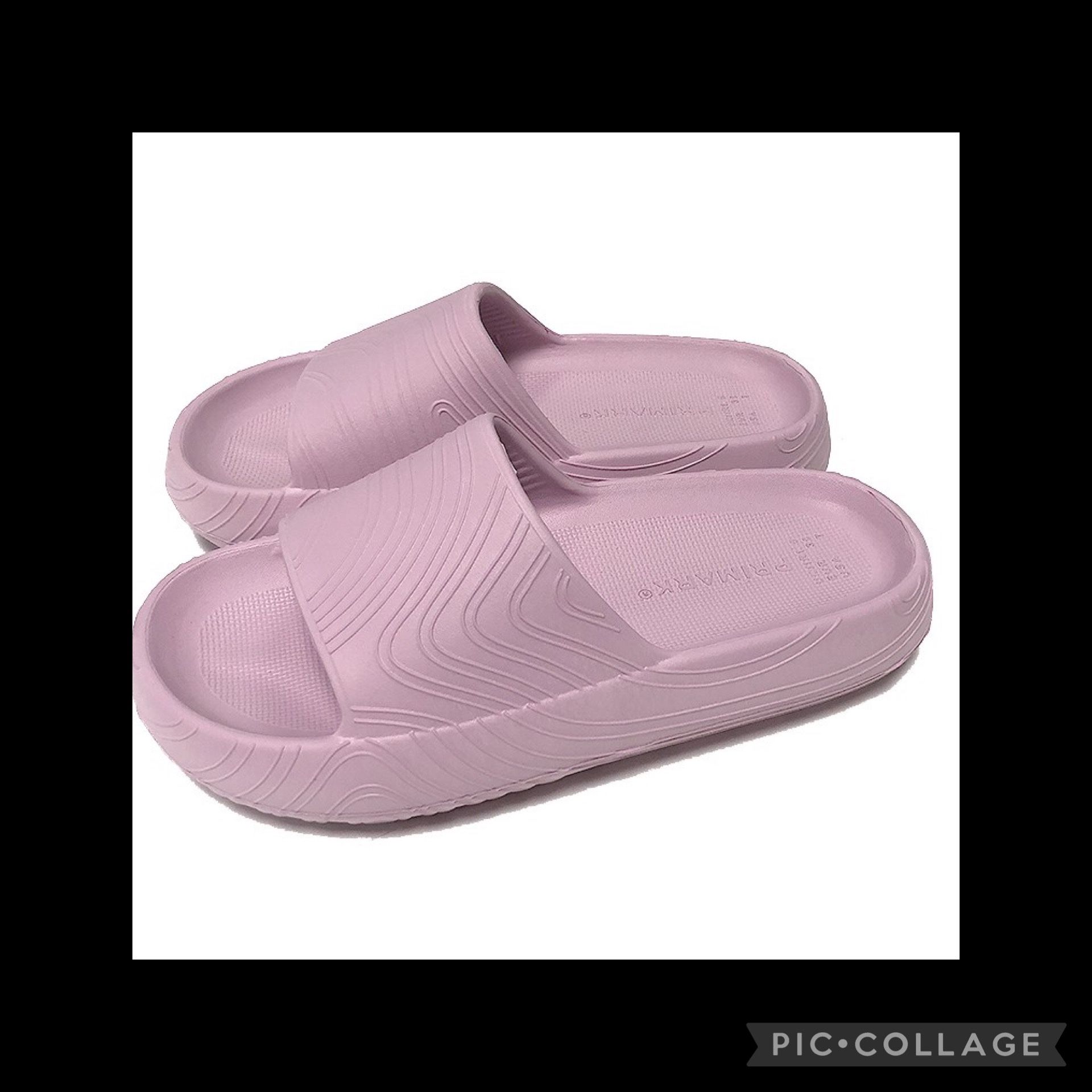 Primark Cushion Waterproof Slides. Size 10 EUC Mauve Pink Color. Cloud Feel!