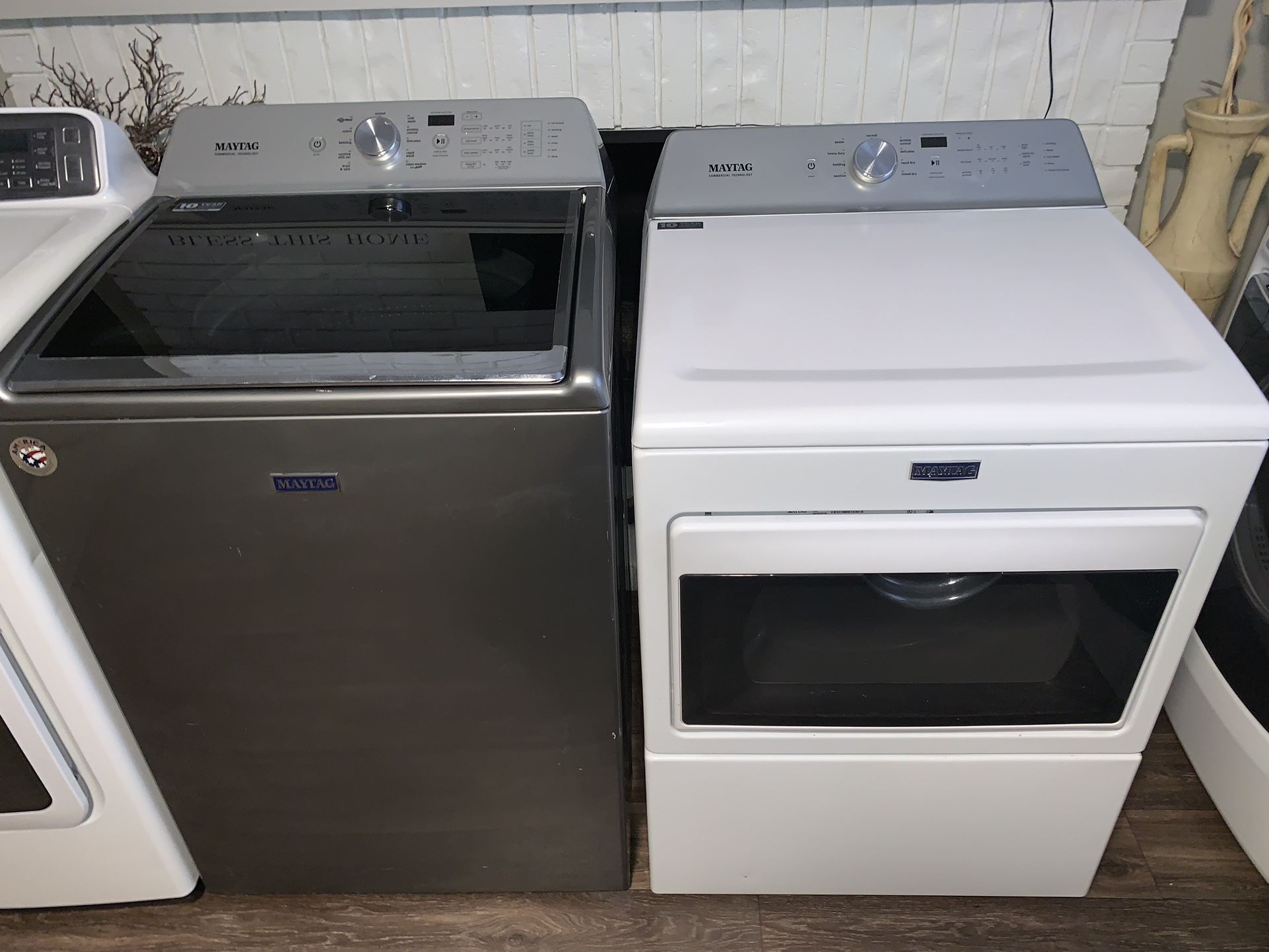 🎖️💙 Maytag 🏅 Washer & Dryer Comercial Technology 🎖️💯Big Capacity 🏅🌟High Efficiency