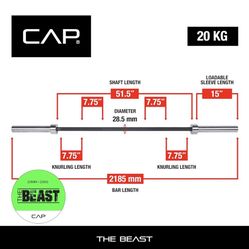 CAP BARBELL Original Brand New Authentic 