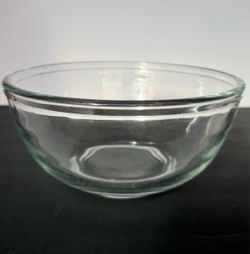 Clear Glass Mixing Bowl