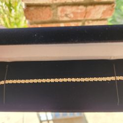 10k 10 Karat Gold 1.0ct Diamond Tennis Bracelet
