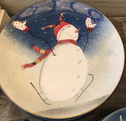 SNOWMAN DISHES