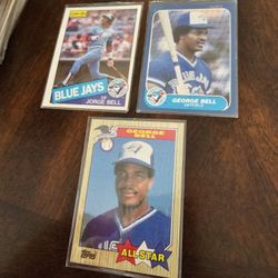 Toronto Blue Jays Jorge Bell Baseball Cards Lot 