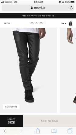 mnml skinny jeans size 32